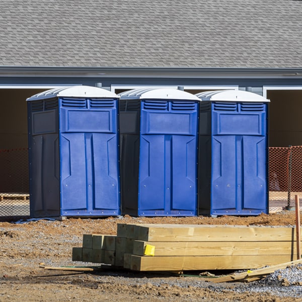 are there any restrictions on where i can place the porta potties during my rental period in Havana